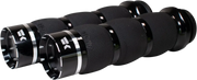 Khrome Werks Tracer Grips - Black Rubber, 1"