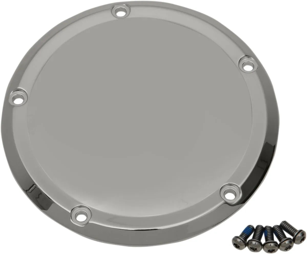 Drag Specialties Chrome 5-Hole Derby Cover for Big Twin