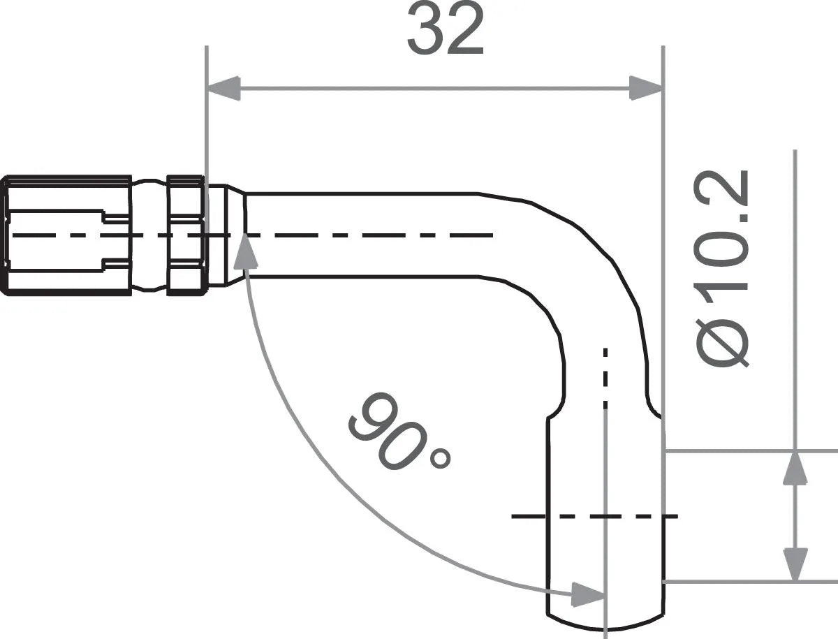 Trw Varioflex Banjo Fitting 90° Bend