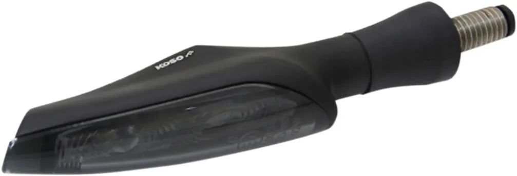 Koso Infinity Front LED Turn Signal - Smoke Lens - E-Marked - HB030110