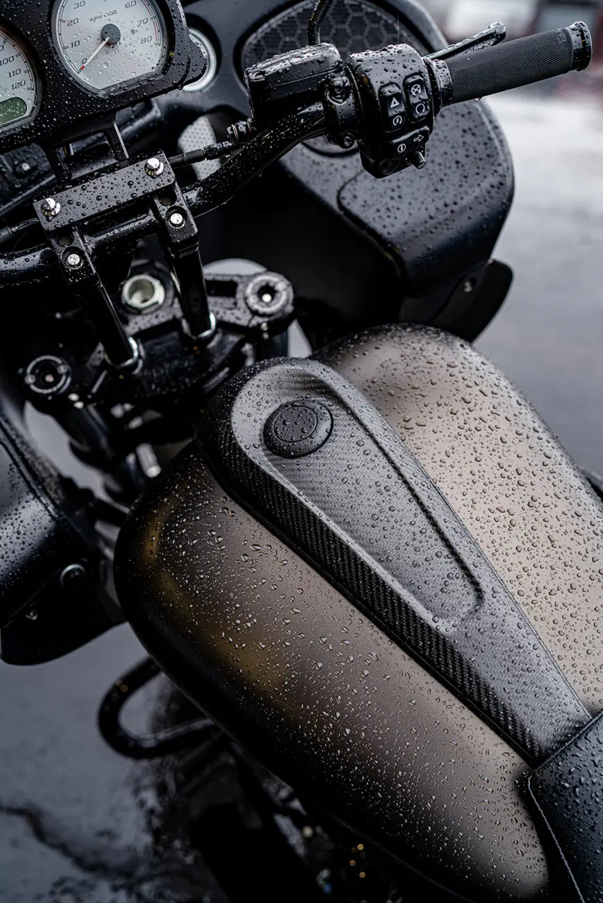 Slyfox Carbon Fiber Dash Panel With Hole