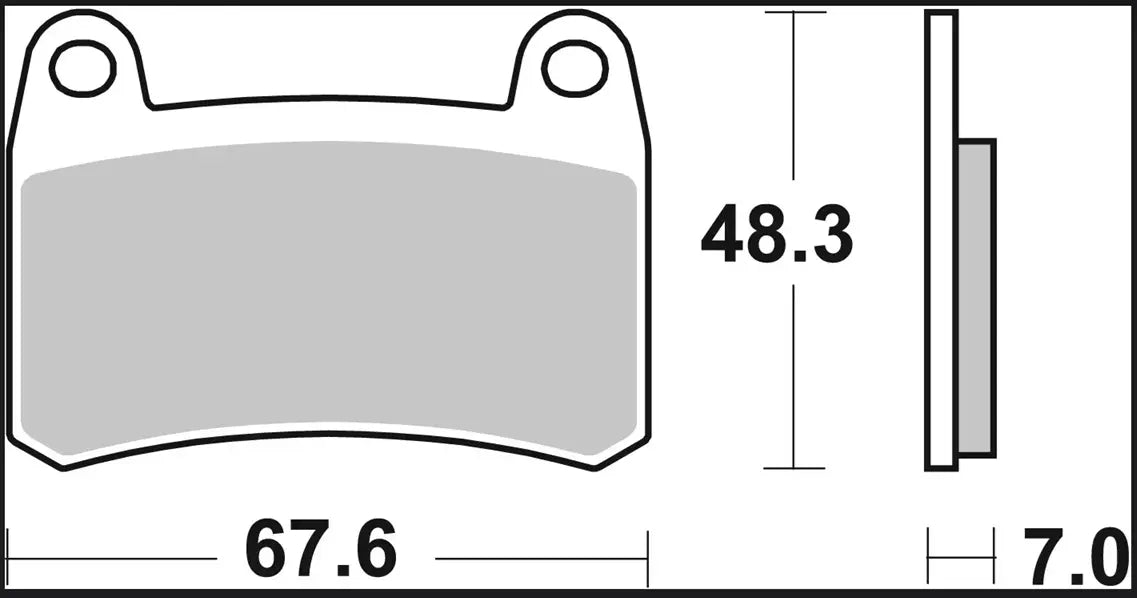 Brembo SA Prime Line Sintered Front Brake Pads
