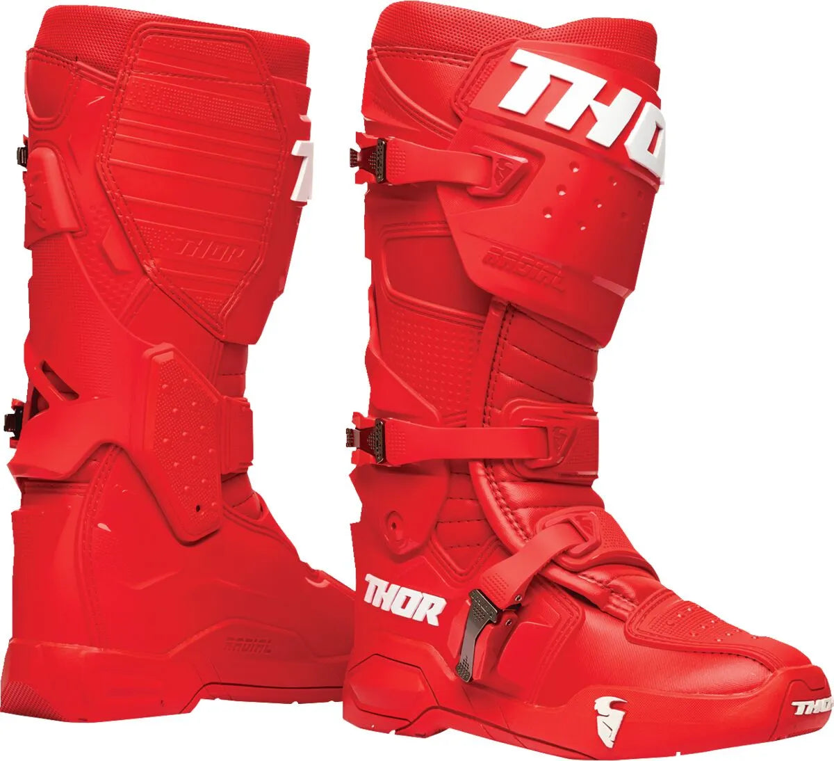 Thor Radial MX Boots Red