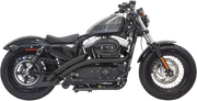 Bassani Xhaust Radial Sweepers - Pełny Układ Wydechowy - Czarny