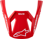 Alpinestars SM3 Helmet Visor Radium Red/White