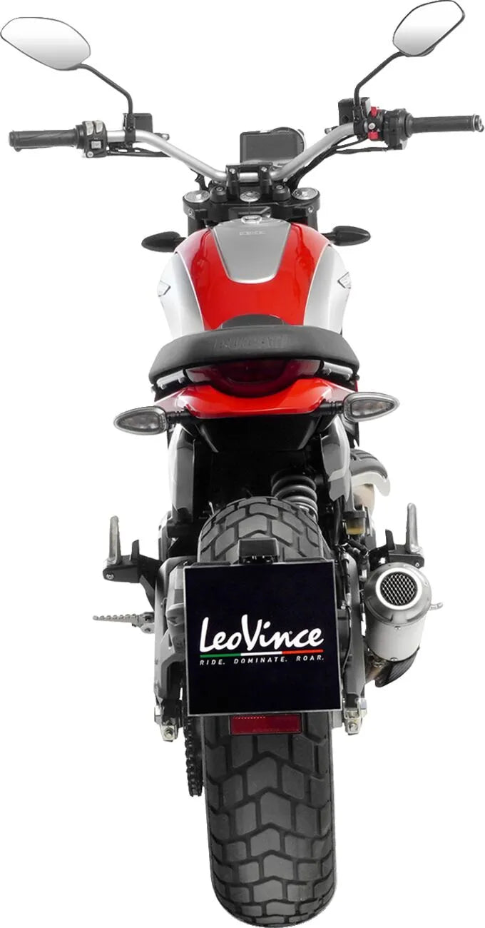 Leovince LV-10 Tłumik Slip-on - Homologacja Drogowa ECE