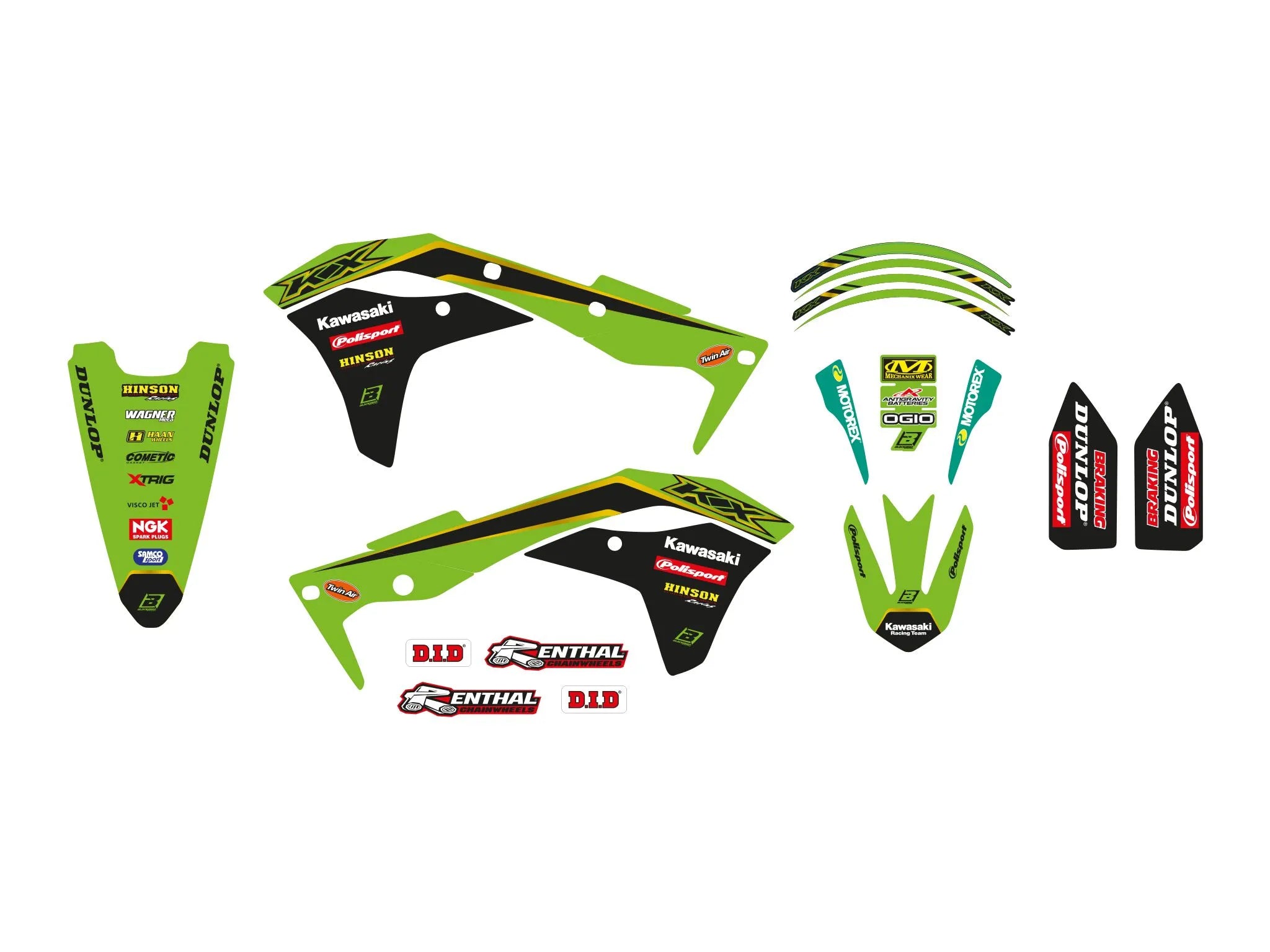 Blackbird Racing Kawasaki 2020 Replica Team Graphics Kit