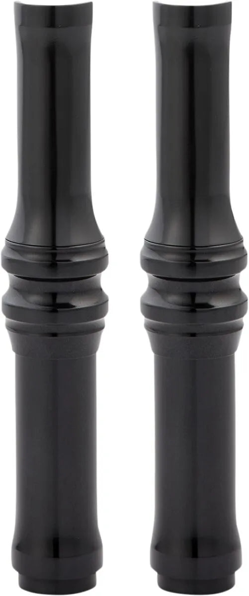 Arlen Ness Pushrod Tube Cover Kit - Black Anodized