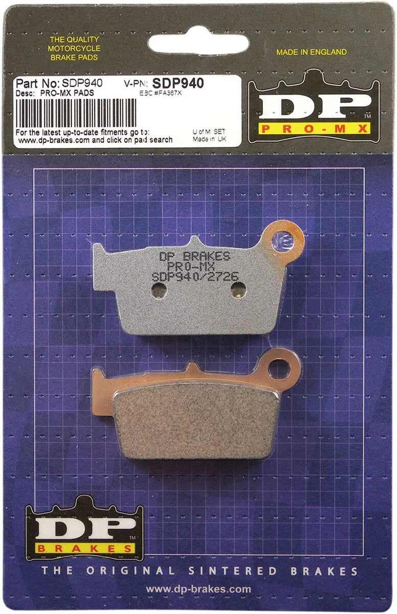 Klocki Hamulcowe Dp Brakes Sdp940mx Spiekane - Tył