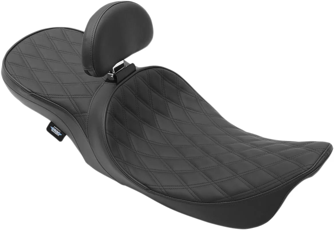 Drag Specialties Low Profile Touring Seat - For Harley Davidson