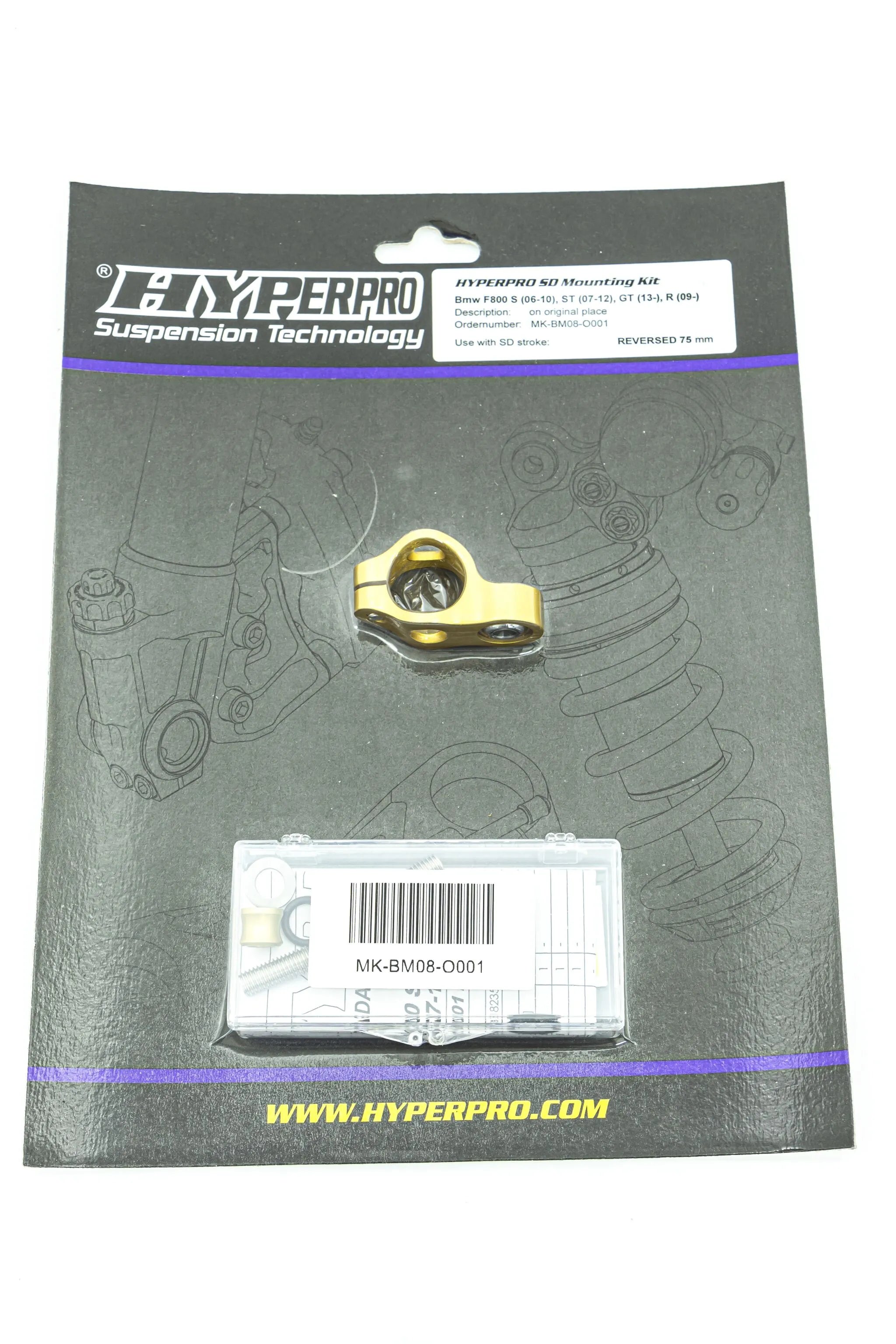 Hyperpro Steering Damper Mounting Kit