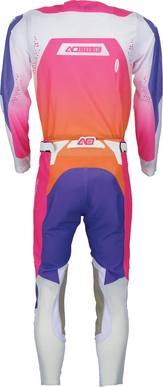 Moose Offroad Soft-Goods Alpha One Pants Orange/Purple