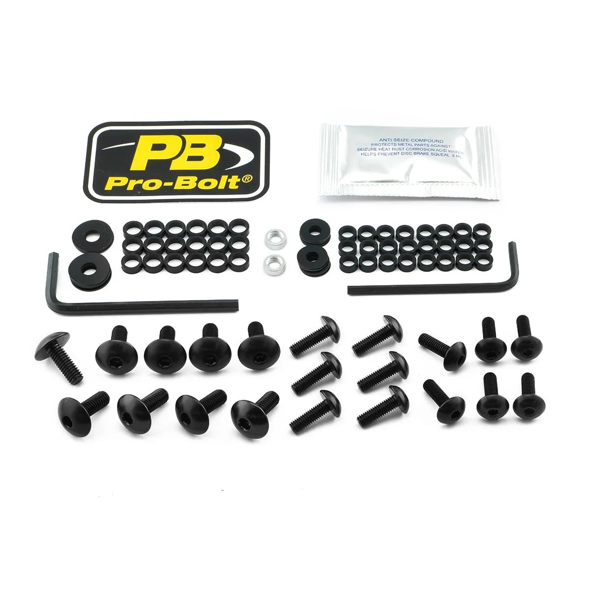 Pro Bolt Aluminium Fairing Bolt Kit For Kawasaki