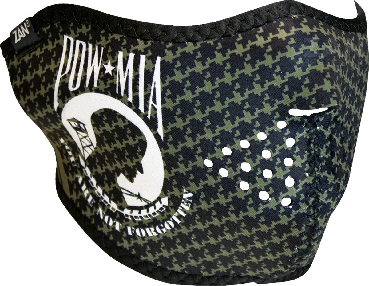 Zan Headgear Neoprene Half Mask POW MIA Graphic