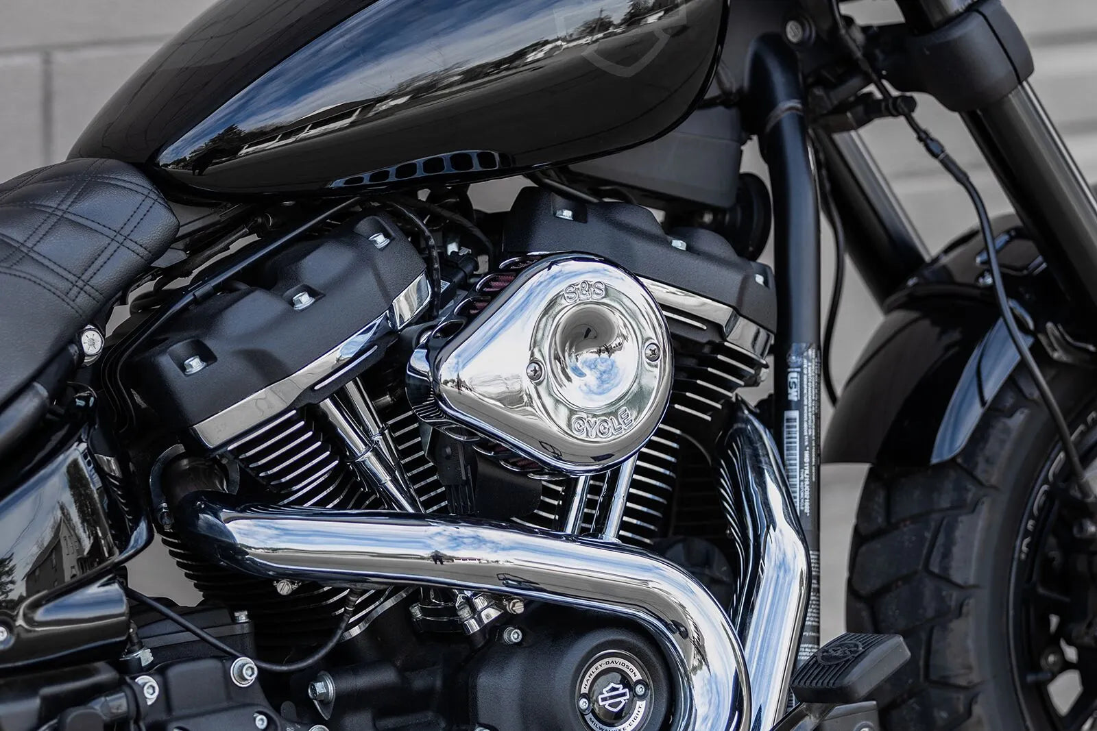 S&s Cycle Stealth Air Cleaner Cover - Chrome