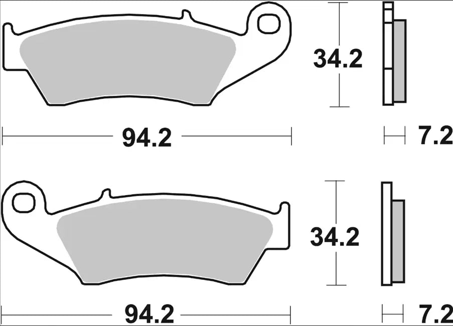 Brembo Sd Spiekane Offroad Klocki Hamulcowe