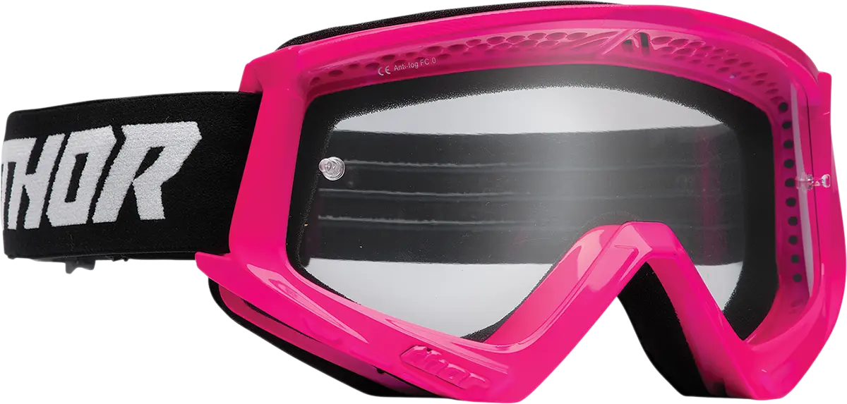Thor Combat Racer Youth Goggle Fluorescent Pink/Black