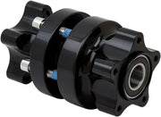 Arlen Ness Cartridge Hub - Billet Aluminum, Black Anodized