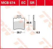 Trw All Round Spiekane Metaliczne Klocki Hamulcowe - Przód i Tył