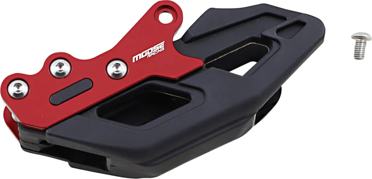 Moose Offroad Black Red Anodized Chain Guide Honda CRF 250R 450R