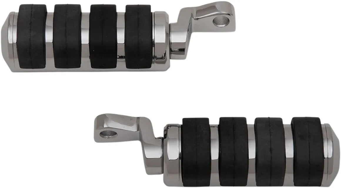 Drag Specialties Foot Pegs - Chrome, Folding Design