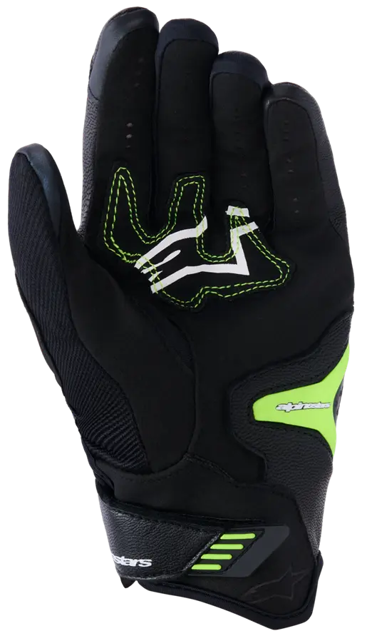 Alpinestars SP-R Pro Gloves Black/Yellow Fluo