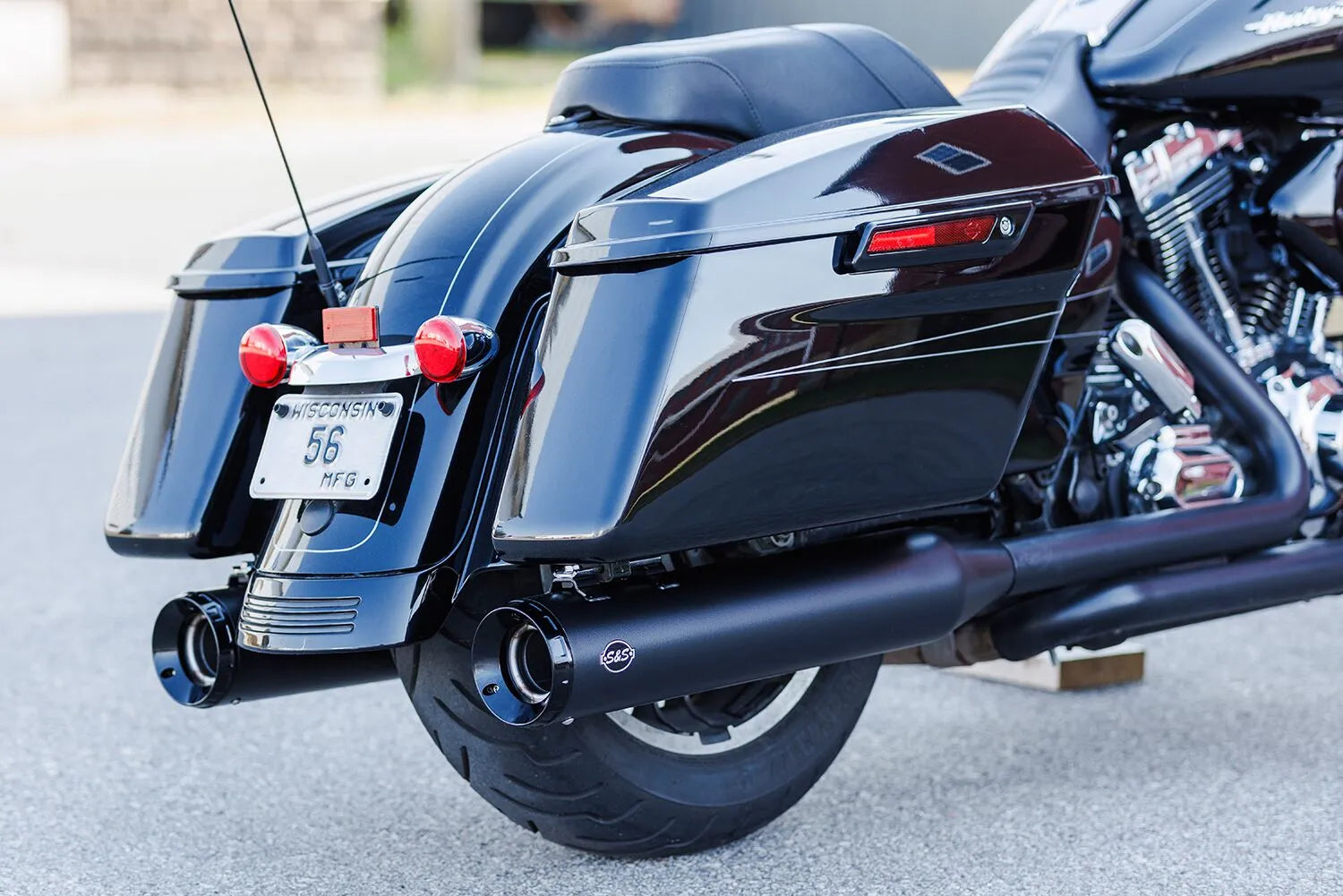 Tłumiki Nakładane S&S Cycle Gnx - Agresywne Brzmienie
