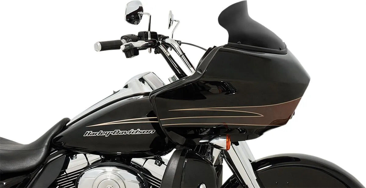 Memphis Shades Spoiler Windshield - 6.5" Black