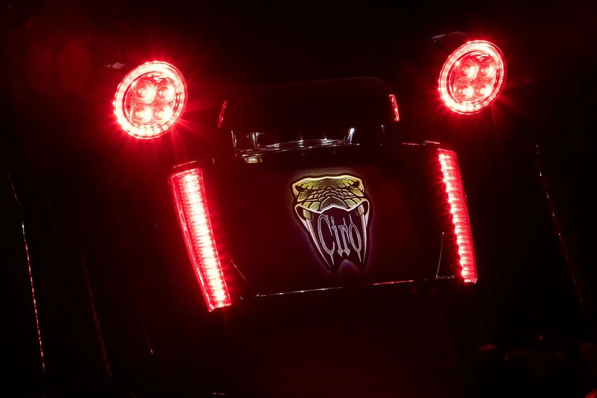 Ciro Led Lighted License Plate Frame For Harley-davidson