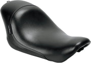 Le Pera Silhouette Solo Seat - Black Vinyl - For Harley Davidson