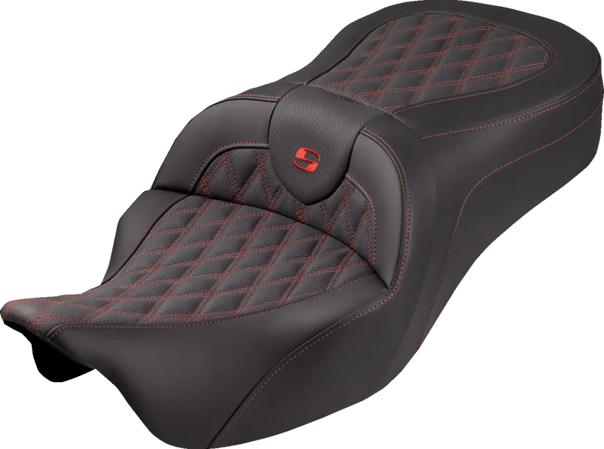 Saddlemen Roadsofa King Seat Black for Harley-Davidson