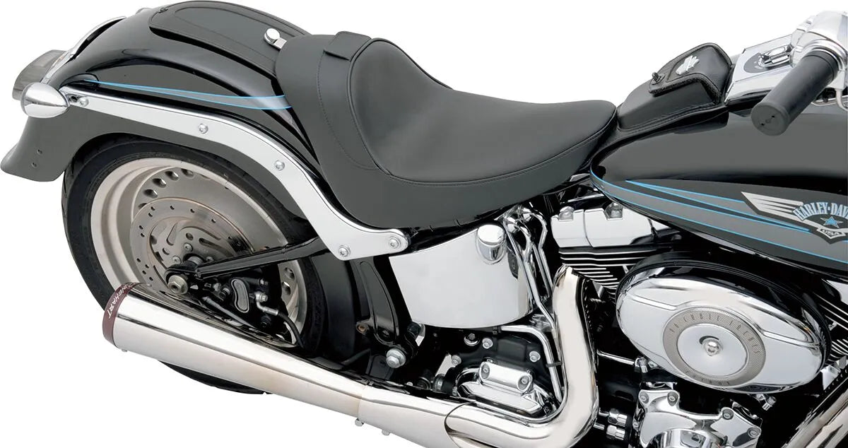 Drag Specialties Backrest Compatible Solo Seat - For Harley Davidson
