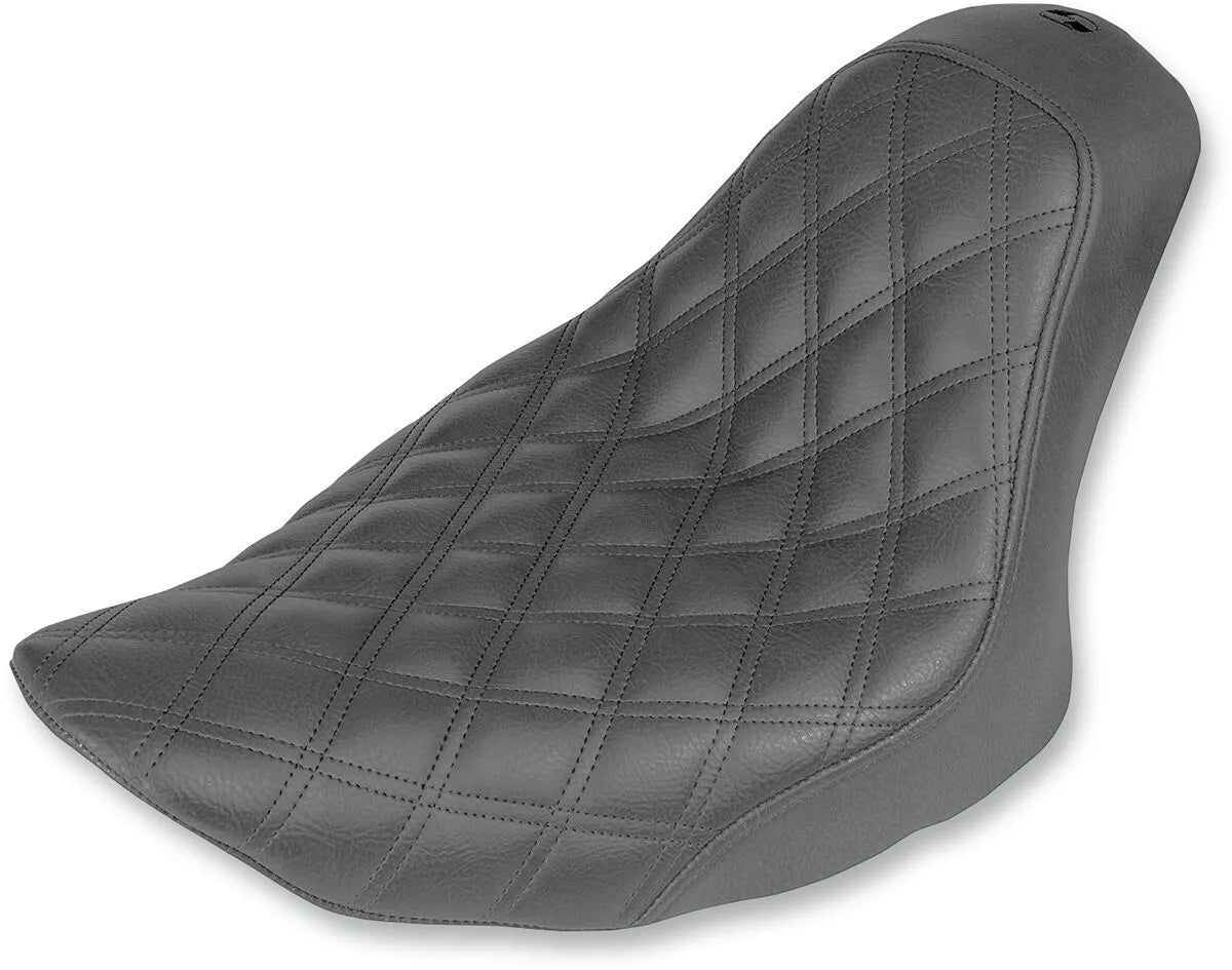 Saddlemen Renegade Solo Seat - Lattice Stitch - For Harley Davidson