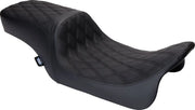 Drag Specialties Performance Predator 2-up Seat - For Harley Davidson