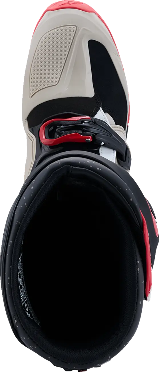 Alpinestars Tech 7 Enduro Boots Black Light Gray Bright Red