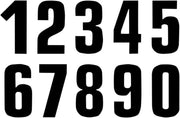 Blackbird Racing Number Plate Graphic - "7" Two-digit Series