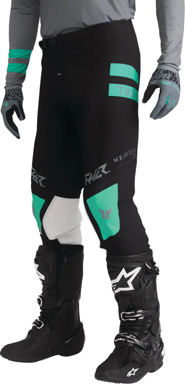 Thor Sportmode Mind Control Gloves Charcoal/Black