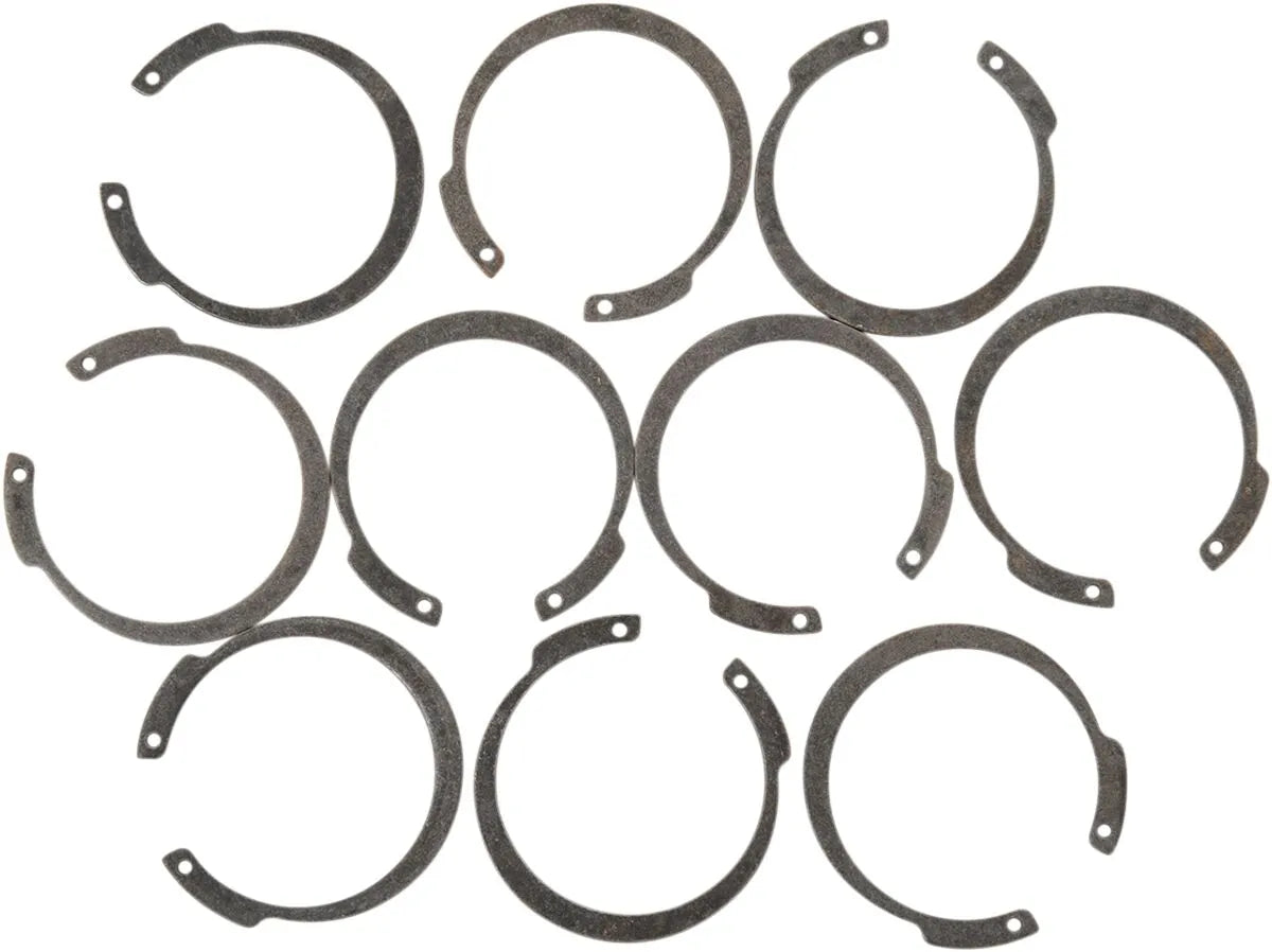 Eastern Motorcycle Parts Retaining Rings Silver 10-Pack for HD