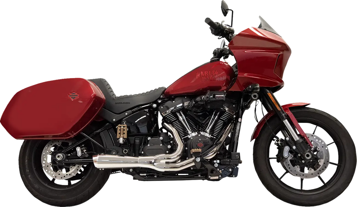 Bassani Xhaust 2-into-1 Short Ripper Exhaust Chrome Softail 21-25