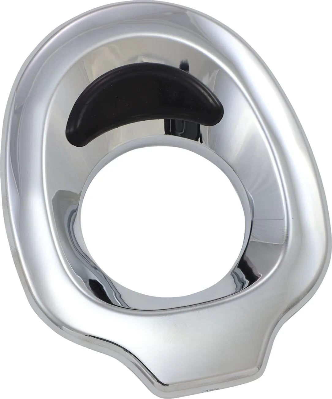 Show Chrome Key Plate for Motorcycle Keyholes