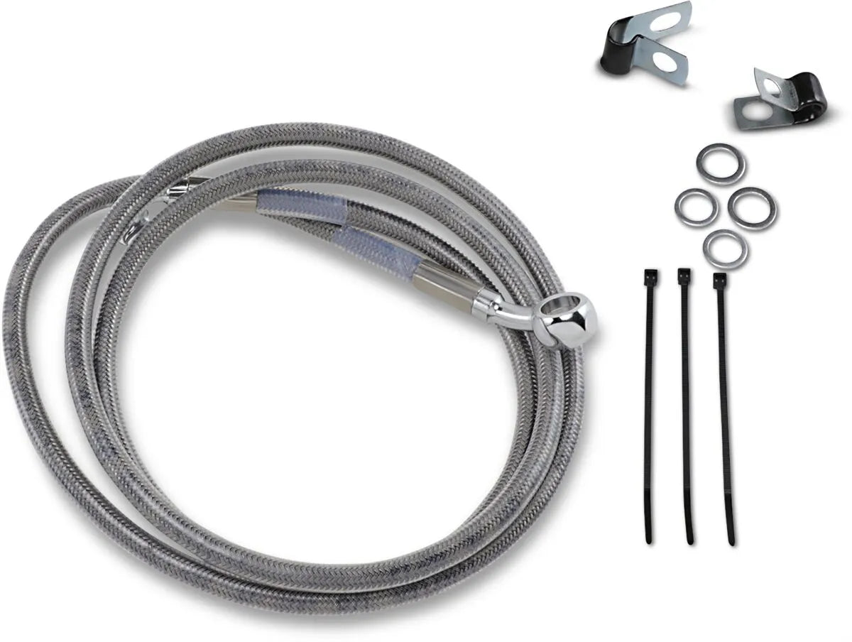 Drag Specialties Zestaw przedłużonego przewodu hamulcowego Modele Abs 55.25"