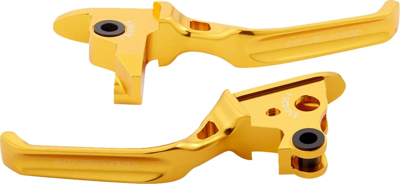 Arlen Ness Method Lever Set - Gold