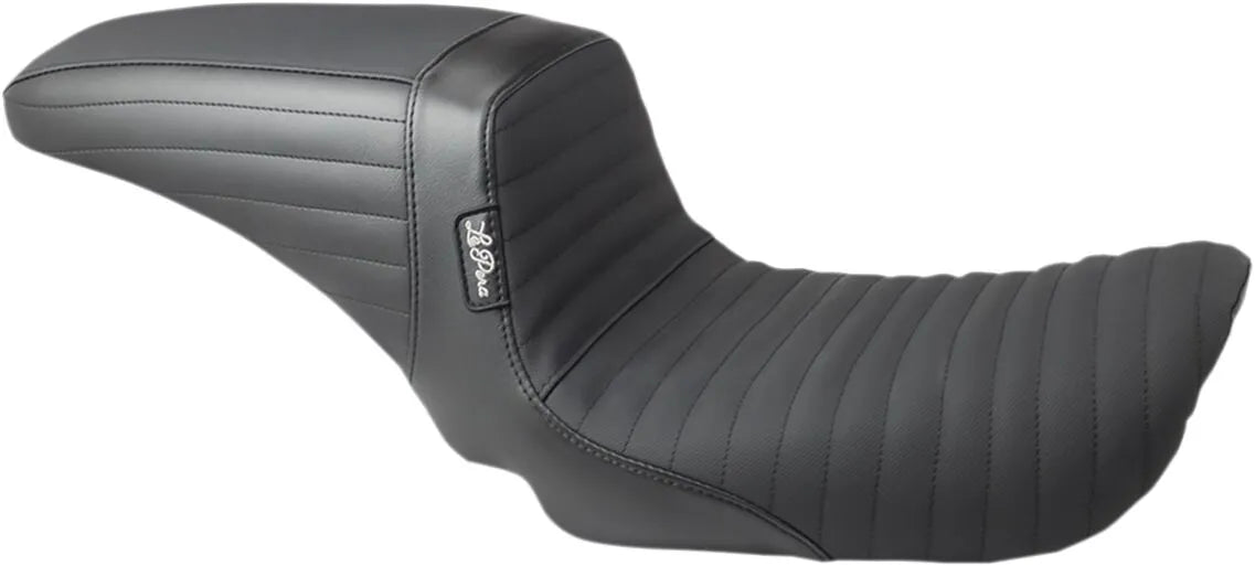 Le Pera Kickflip Seat - Black Vinyl - For Harley Davidson