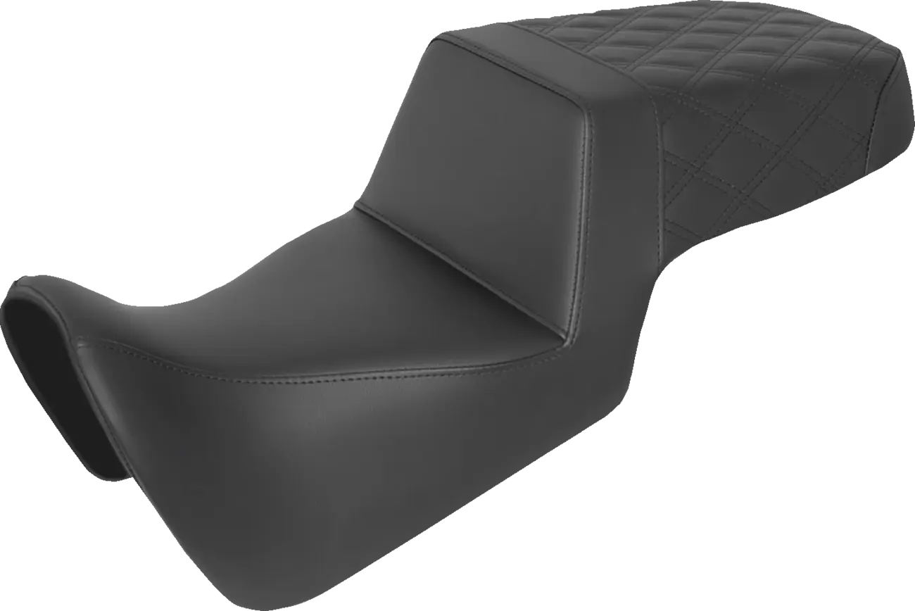 Saddlemen Lattice Stitch Step-up Seat - For Harley Davidson