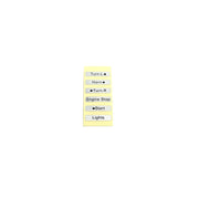 Daytona Switch Housing Decals Chrome 10-Piece