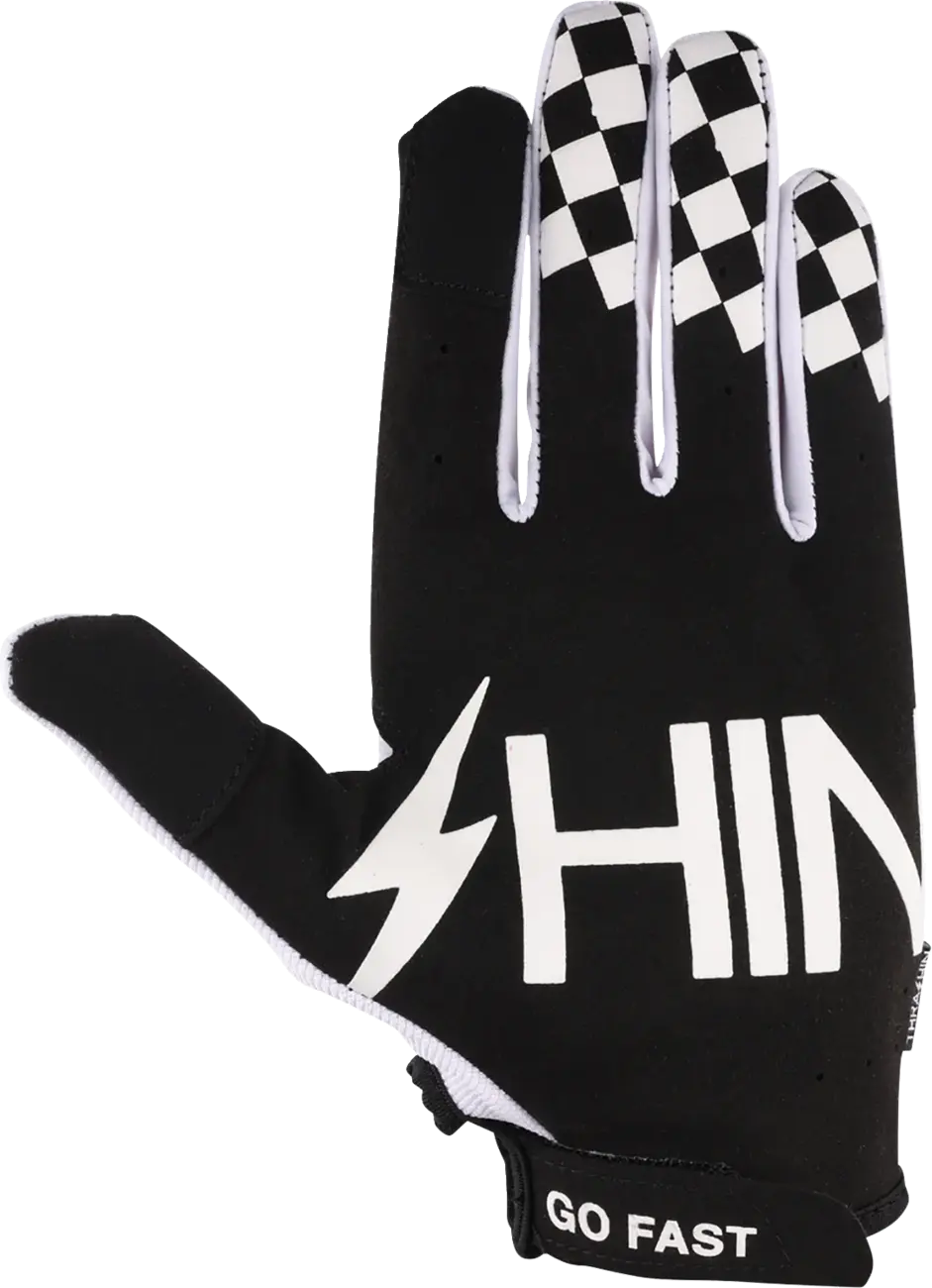 Thrashin Supply Co Go Fast Stealth Gloves White