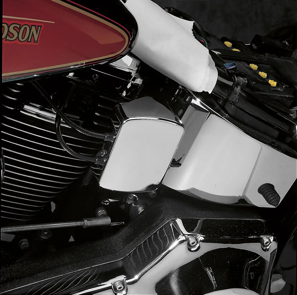 Drag Specialties Smooth Chrome Coil Cover