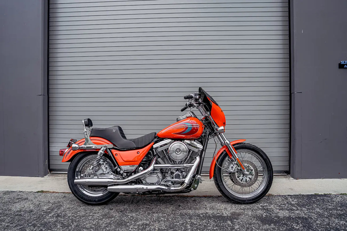 Slyfox High Noon Seat Silver Classic Stitch for FXR 1982-1994