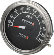 Drag Specialties 5" Fl-style 2:1 Speedometer