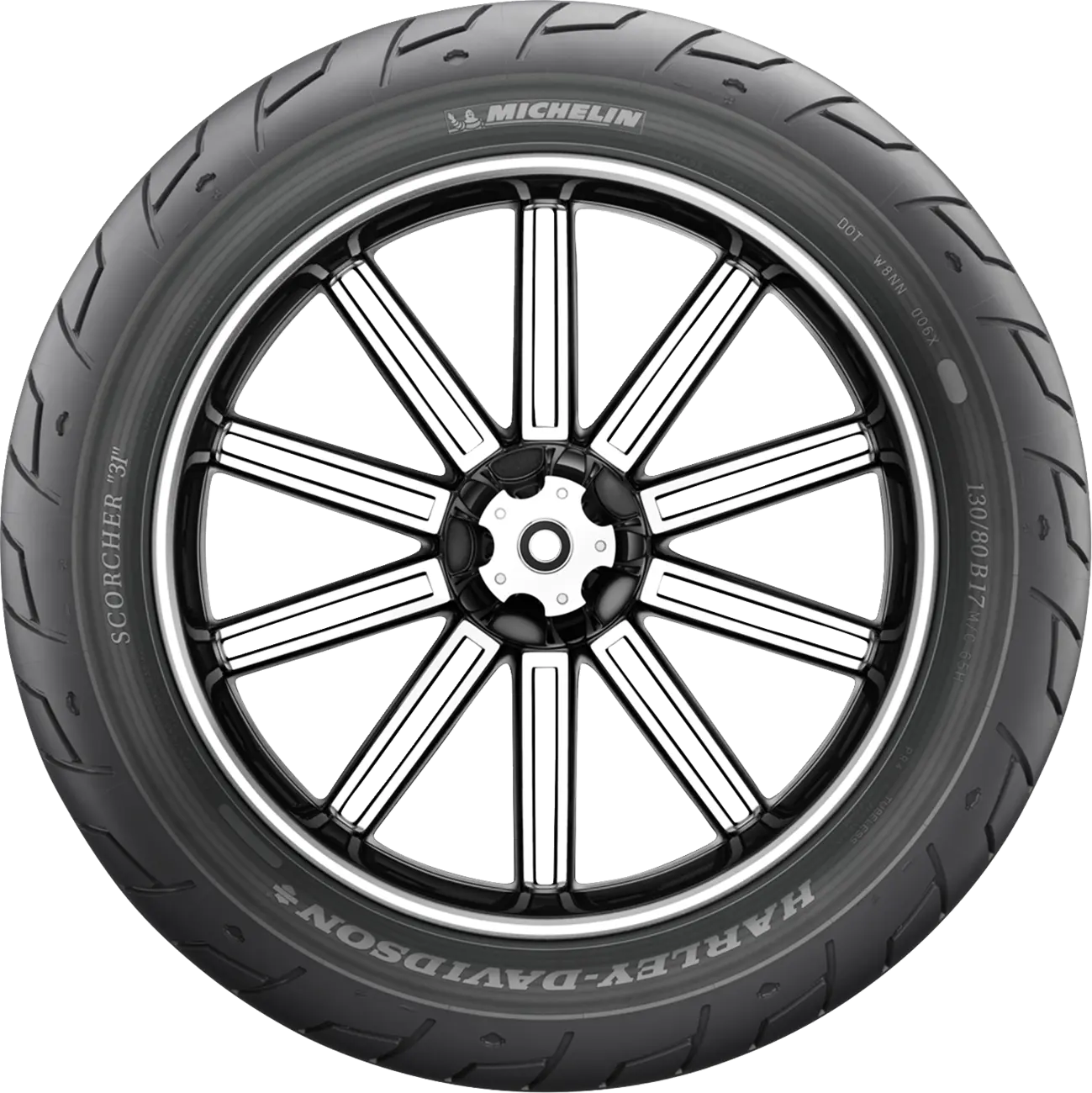 Michelin Scorcher 31 Tire 130/80b17 For Harley-davidson